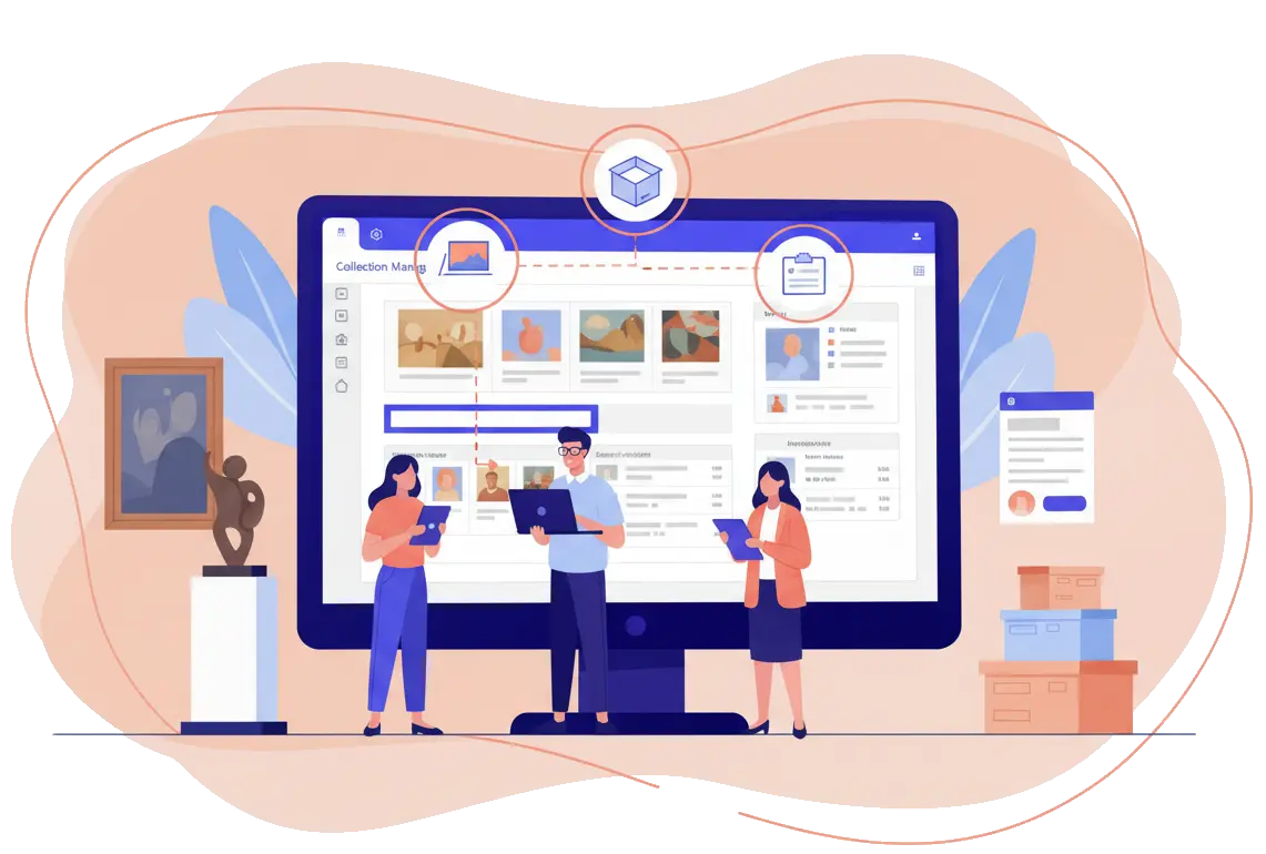 Professional collection management for galleries, dealers and institutions. Manage artworks, exhibitions, inventory and sales. Book a demo.